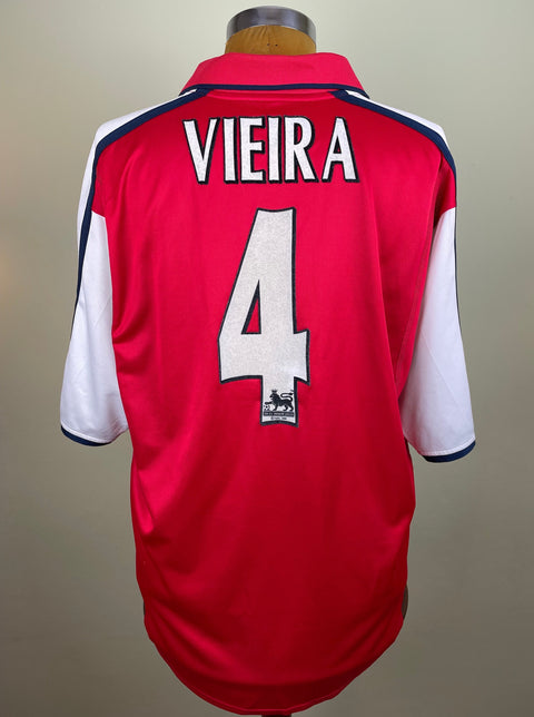 Match Shirt • Premier League Club • Arsenal • Nike • Home • #4 • 2000 • Patrick Vieira • Match Worn