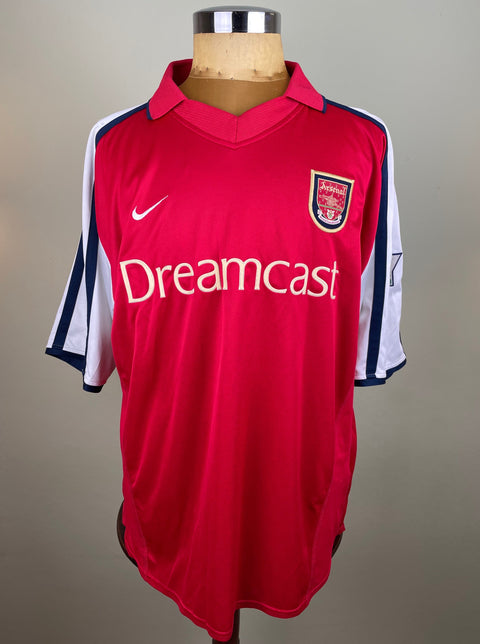 Match Shirt • Premier League Club • Arsenal • Nike • Home • #4 • 2000 • Patrick Vieira • Match Worn
