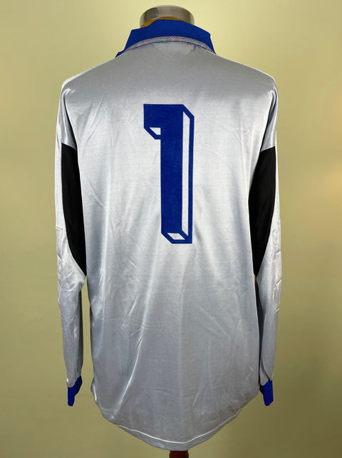 Match Shirt • National • Italia • 1992 • Diadora • Keeper • #1 • Gianluca Pagliuca • vs Norway • Euro 92 Qualifiers