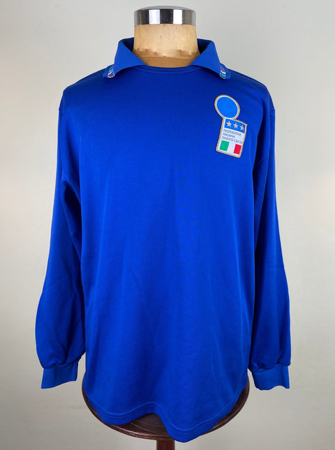 Match Shirt • National • Italia • 1993 • Diadora • Home • 17 • Match Worn - Calcio 90