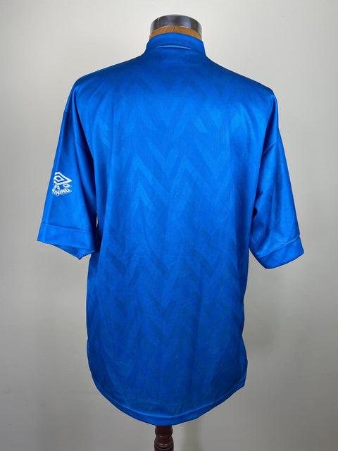 Player Issue Training • Napoli • 1993 • Fabio Cannavaro • Umbro Training Top - Calcio 90