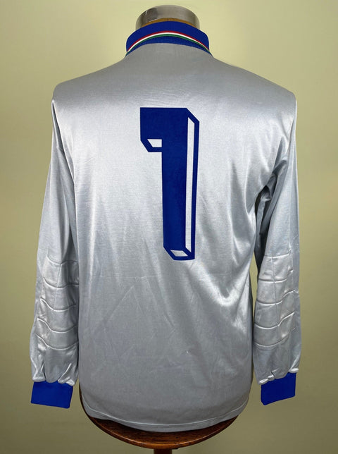 Match Shirt • National • Italia • 1988 • Diadora • Keeper • 1 • Walter Zenga • Match Worn - Calcio 90