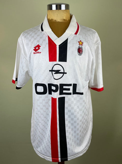 Match Shirt • Club • AC Milan • 1995 • Lotto • Away • 7 • Paolo di Canio • Match Worn - Calcio 90