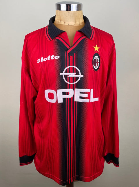 Match Shirt • Club • AC Milan • 1997 • Lotto • Fourth • 10 • Dejan Savićević • Match Prepared - Calcio 90
