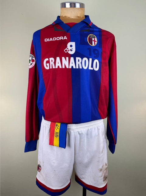 Match Shirt • Club • Bologna • 1997 • Diadora • Home • 10 • Roberto Baggio • Match Worn - Calcio 90