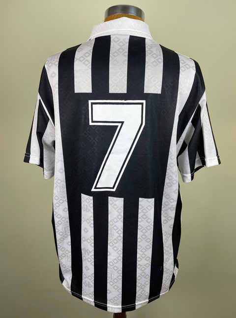 Match Shirt • Club • Juventus • 1992 • Kappa • Home • 7 • Antonio Conte • Match Worn - Calcio 90