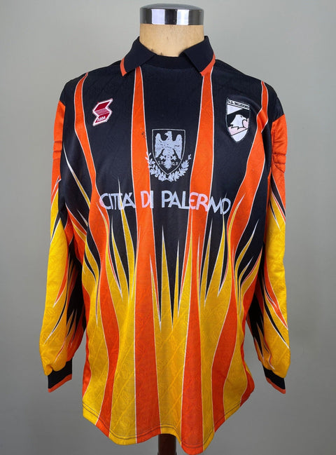 Match Shirt • Club • Palermo • 1990 • ABM • Keeper • 1 • Pietro Pappalardo • Match Worn - Calcio 90