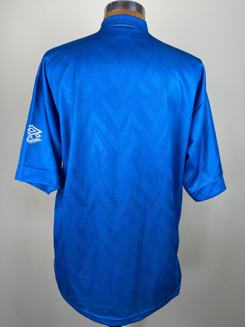 Player Issue Training • Napoli • 1993 • Fabio Cannavaro • Umbro Training Top - Calcio 90