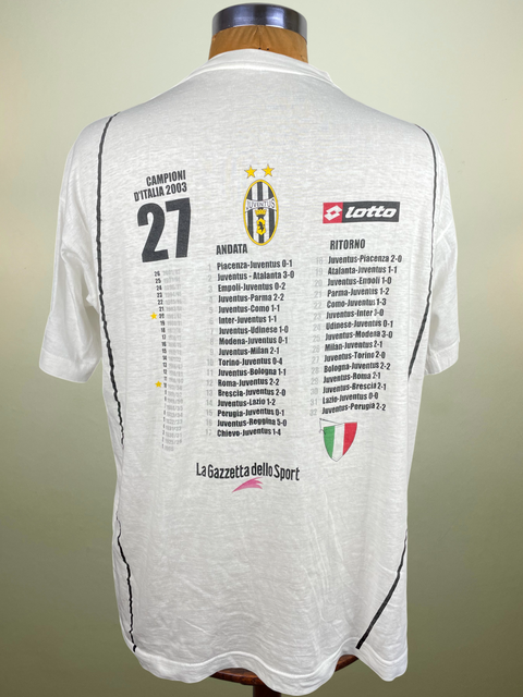 T-Shirt | 2003 | Juventus | Official Lotto 27th Scudetto T-Shirt