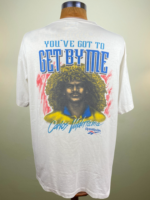 T-Shirt | 1994 | World Cup 94 | Columbia | Carlos Valderrama Reebok Official T-Shirt