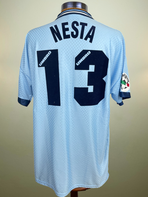 Jersey | Club | Lazio | 1996 | Alessandro Nesta | Matchworn