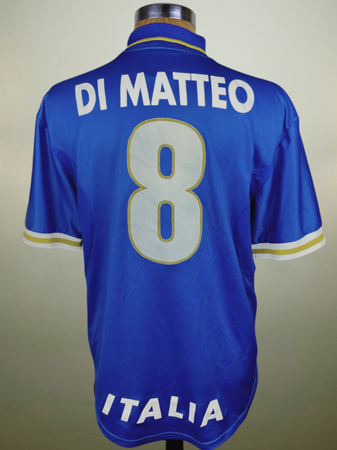 Jersey | National | Italia | 1996 | Roberto Di Matteo | Le Tournoi vs Brazil