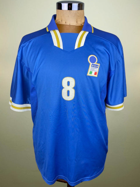 Jersey | National | Italia | 1996 | Roberto Di Matteo | Le Tournoi vs Brazil