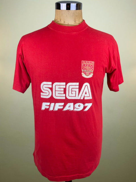 T-Shirt | 1997 | Premier League | Arsenal | FIFA 97 Sega Official T-Shirt