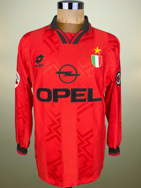 Jersey | Club | AC Milan | 1996 | Roberto Baggio | vs Juventus