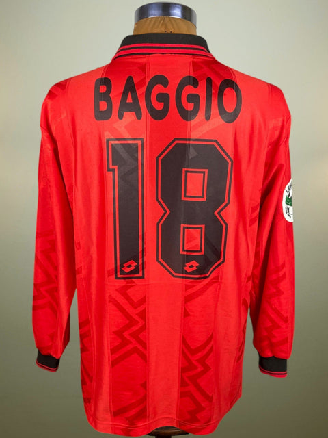 Jersey | Club | AC Milan | 1996 | Roberto Baggio | vs Juventus