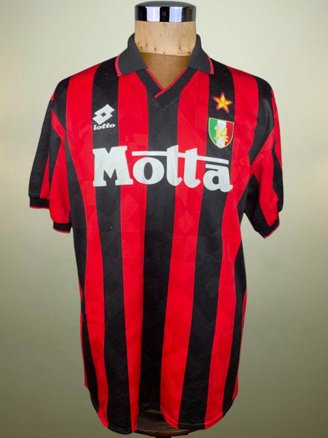Jersey | Club | AC Milan | 1993 | Franco Baresi | Celebratory 14th Scudetto Shirt