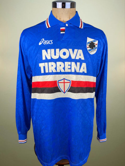 Jersey | Club | Sampdoria | 1995 | Siniša Mihajlović | Matchworn