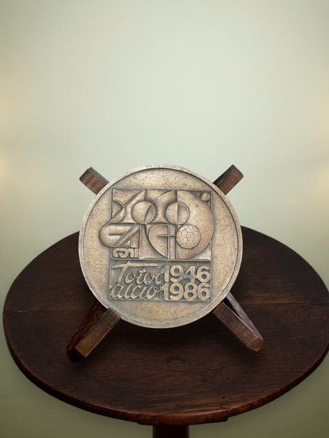 T-Shirts & Merch | Medal | Totocalcio | 1986 | Italian Betting 40 Year Anniversary Plaque