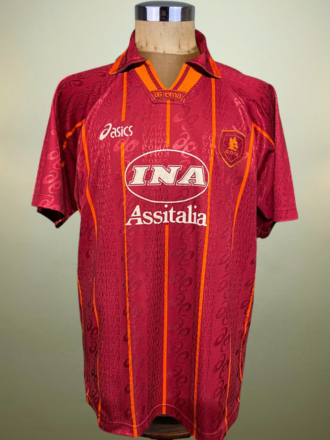 Store Shirt • Roma • 1996 • Asics • Abel Balbo • Size L