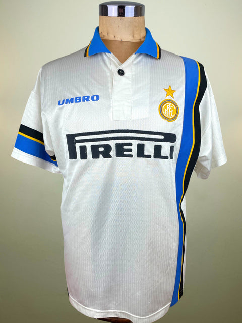 Store Shirt • Inter • 1997 • Umbro • Away • Ronaldo • Size L