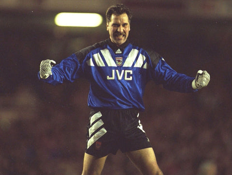 Match Shirt • Premier League Club • Arsenal • 1993 • Adidas • Keeper • #1 • David Seaman • Match Worn