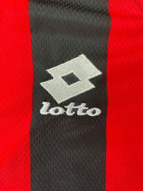 Jersey | Club | AC Milan | 1996 | Roberto Baggio | vs Monza | Signed