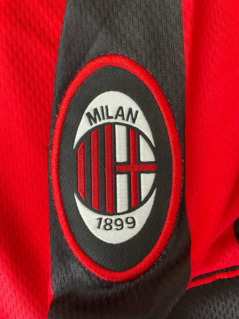 Jersey | Club | AC Milan | 1996 | Roberto Baggio | vs Monza | Signed