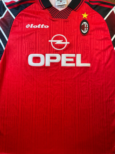 Match Shirt • Club • AC Milan • 1997 • Lotto • Special Kit • #13 • Ibrahim Ba • Match Worn vs Atletico Minero 