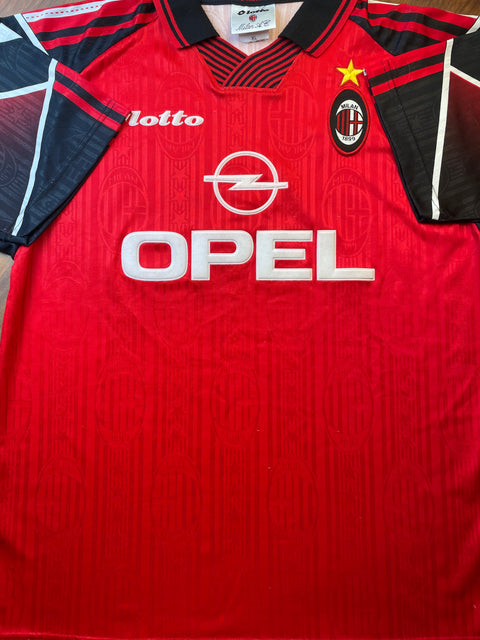 Match Shirt • Club • AC Milan • 1997 • Lotto • Special Kit • #13 • Ibrahim Ba • Match Worn vs Atletico Minero 