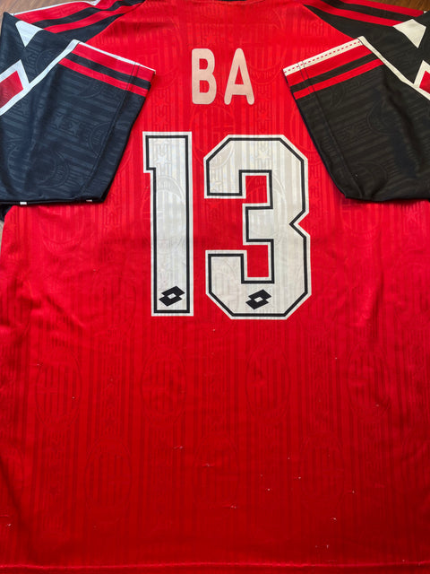 Match Shirt • Club • AC Milan • 1997 • Lotto • Special Kit • #13 • Ibrahim Ba • Match Worn vs Atletico Minero 