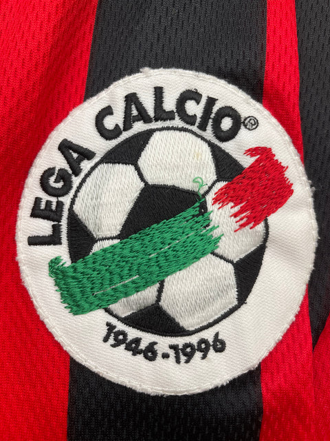 Match Shirt • Club • AC Milan • 1996 • Lotto • Home • #4 • Demetrio Albertini • Match Worn • Unwashed 