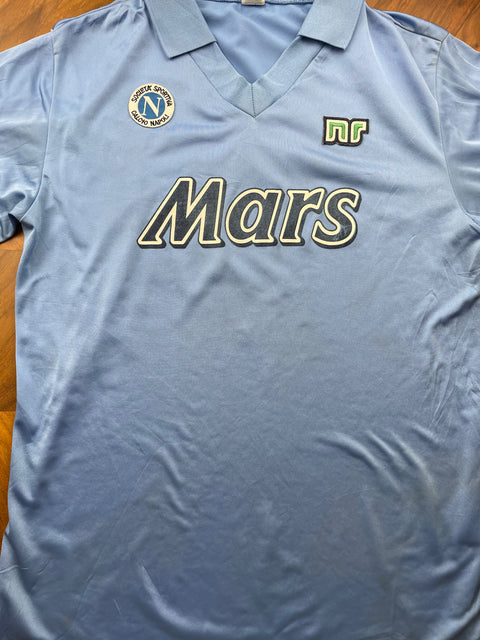 Store Shirt • Napoli • 1989 • Ennerre • Home • Size L • Jaspo Version 