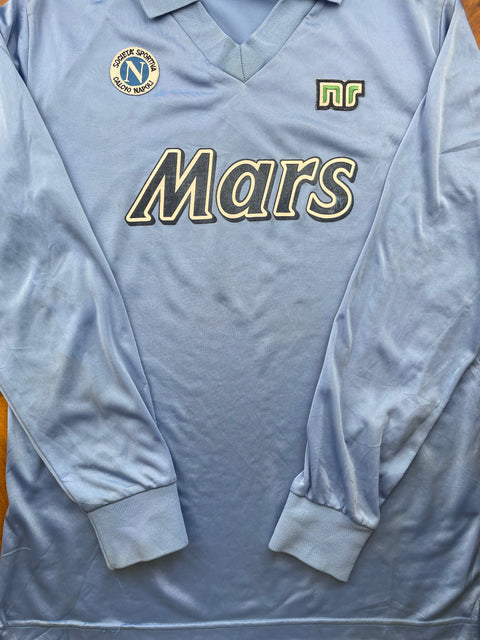 Store Shirt • Napoli • 1989 • Ennerre • Home • Size L • Jaspo Version 