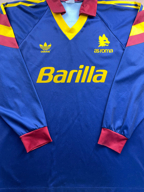 Store Shirt • Roma • 1991 • Adidas • Third • Size L 
