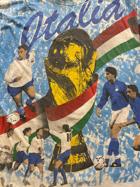T-Shirt • 1994 • World Cup 94 • Italia • Bootleg T-Shirt • Size M 