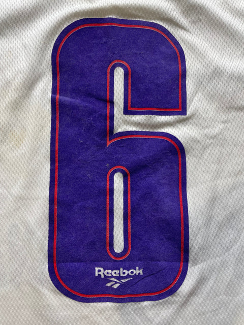 Match Shirt • Club • Fiorentina • 1995 • Reebok • Away • #6 • Match Prepared • Size XL 