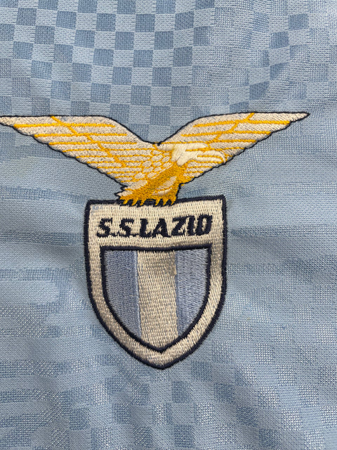 Match Shirt • Club • Lazio • 1995 • Umbro • Home • #6 • Jose Antonio Chamot • Match Worn 
