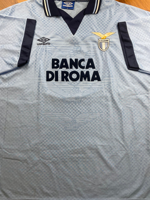 Match Shirt • Club • Lazio • 1995 • Umbro • Home • #6 • Jose Antonio Chamot • Match Worn 