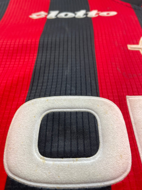 Match Shirt • Club • AC Milan • 1997 • Lotto • Home • #9 • Patrick Kluivert • Match Worn 