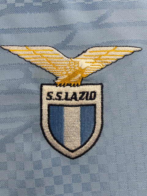 Match Shirt • Club • Lazio • 1996 • Umbro • Home • #18 • Pavel Nedved • Match Worn • Unwashed 