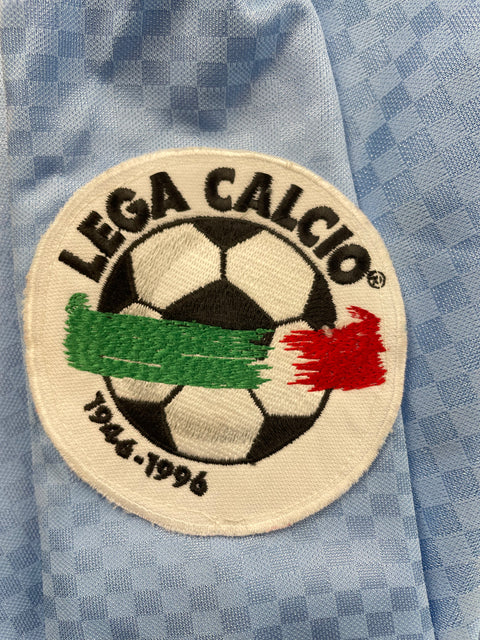 Match Shirt • Club • Lazio • 1996 • Umbro • Home • #18 • Pavel Nedved • Match Worn • Unwashed 