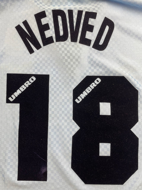 Match Shirt • Club • Lazio • 1996 • Umbro • Home • #18 • Pavel Nedved • Match Worn • Unwashed 