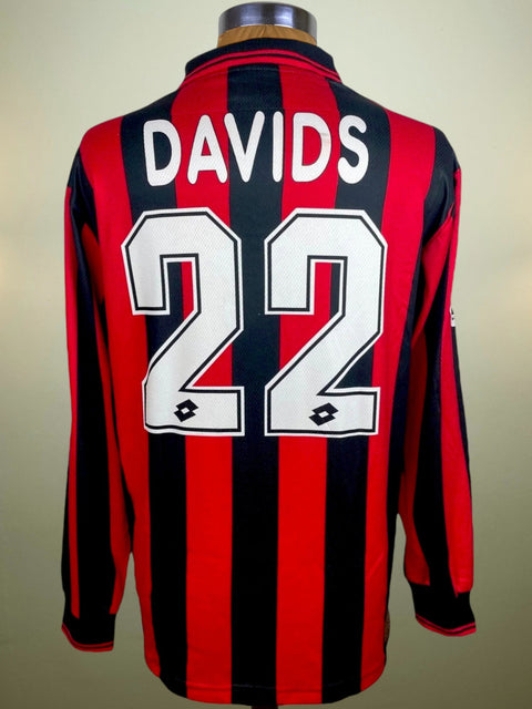 Jersey | Club | AC Milan | 1996 | Edgar Davids | vs Inter Milan