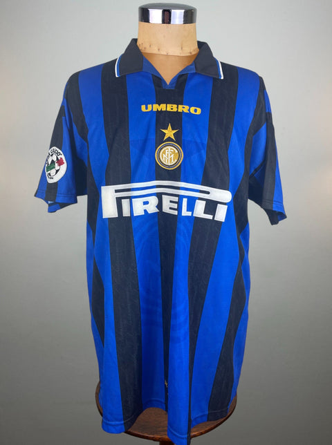 Jersey | Club | Inter | 1996 | Javier Zanetti | Matchworn | Signed