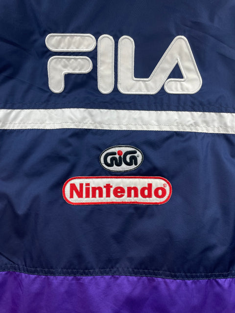 Player Issue Training • Fiorentina • 1997 • Fila • Bench Coat Jacket • Size M 