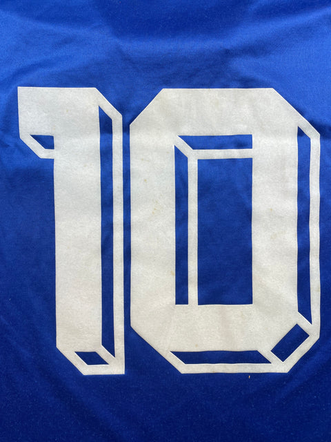 Match Shirt • National • Italia • 1988 • Diadora • Home • #10 • Giuseppe Giannini • vs Norway • Unwashed 