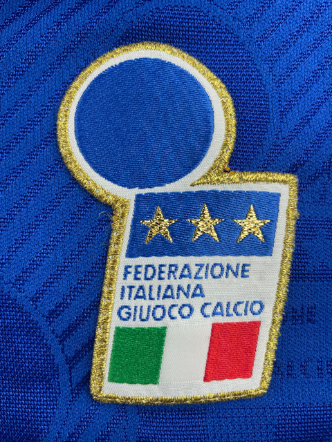 Match Shirt • National • Italia • 1994 • Diadora • Home • #11 • Giuseppe Signori • vs Estonia • Euro 96 Qualifiers 