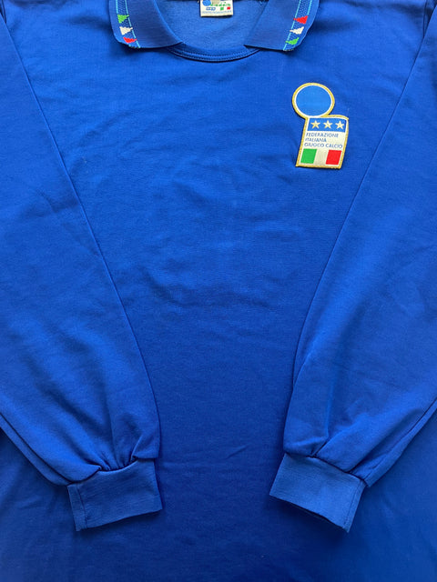 Match Shirt • National • Italia • 1993 • Diadora • Home • #5 • Alessandro Costacurta • vs Malta • WC 94 Qualifiers • Signed by Baresi & Rivera 