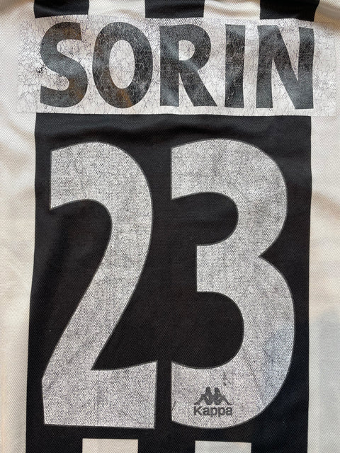 Match Shirt • Club • Juventus • 1995 • Kappa • Home • #23 • Juan Pablo Sorín • Match Worn 